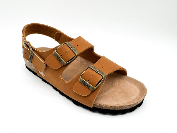 Nat 2 Thies Thies 1856 ® Eco Bio Backstrap Sandal Vegan Caramel