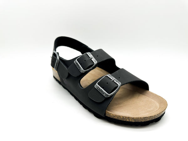 Nat 2 Thies Thies 1856 ® Eco Bio Backstrap Sandal Vegan Obsidian Grey