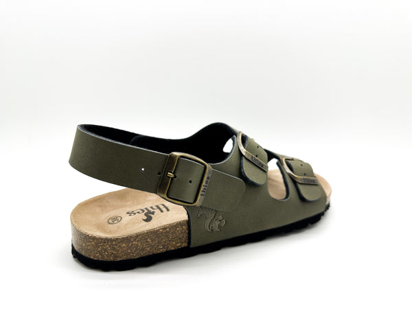 Nat 2 Thies Thies 1856 ® Eco Bio Backstrap Sandal Vegan Seaweed