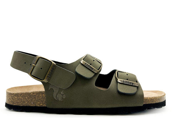nat 2 thies thies 1856 ® Eco Bio Backstrap Sandal vegan seaweed