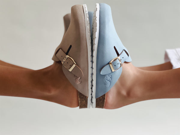 Nat 2 Thies Thies 1856 ® Eco Bio Clog Vegan Sky Blue