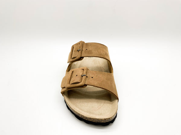 Nat 2 Thies Thies 1856 ® Eco Bio Covered Sandal Vegan Cognac