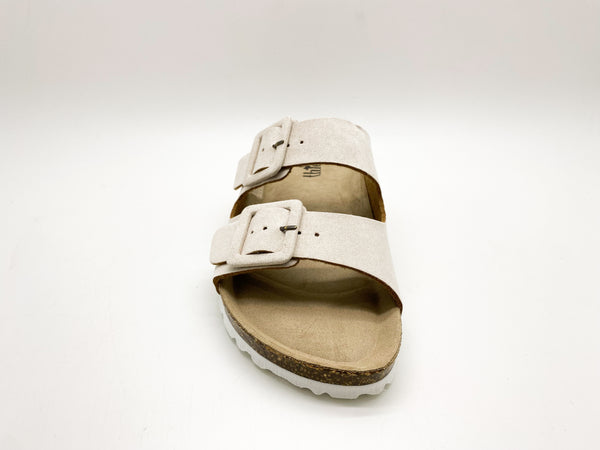 Nat 2 Thies Thies 1856 ® Eco Bio Covered Sandal Vegan Cream