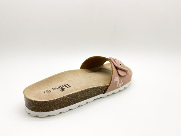 Nat 2 Thies Thies 1856 ® Eco Bio Covered Strap Sandal Vegan Light Pink