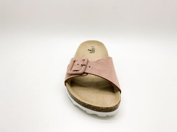 Nat 2 Thies Thies 1856 ® Eco Bio Covered Strap Sandal Vegan Light Pink