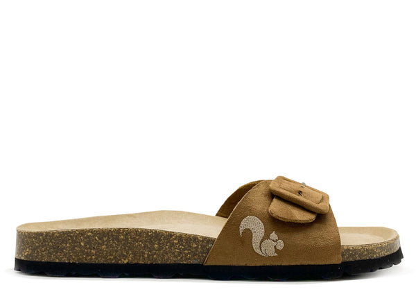 nat 2 thies thies 1856 ® Eco Bio Covered Strap Sandal vegan cognac