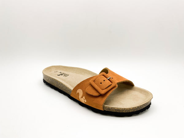 Nat 2 Thies Thies 1856 ® Eco Bio Covered Strap Sandal Vegan Rust