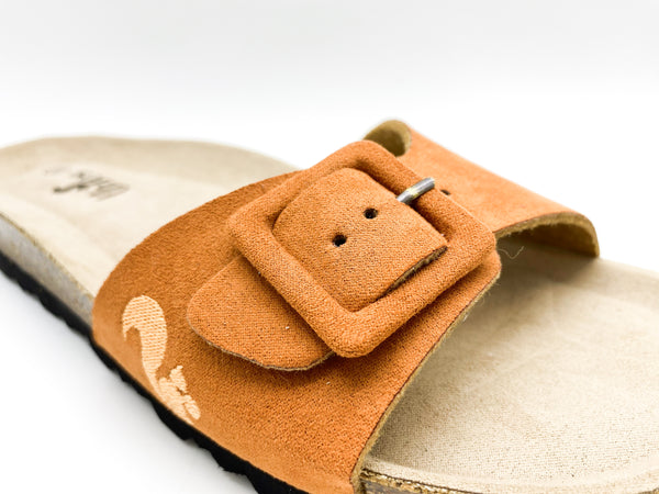 Nat 2 Thies Thies 1856 ® Eco Bio Covered Strap Sandal Vegan Rust