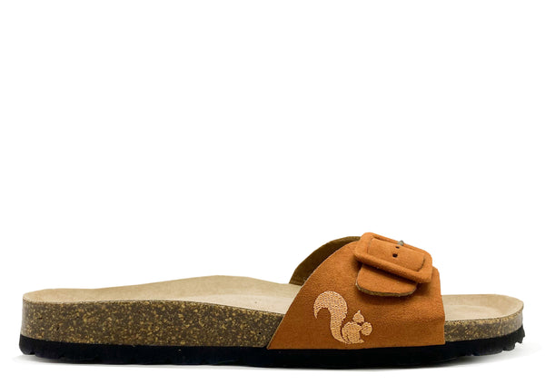 nat 2 thies thies 1856 ® Eco Bio Covered Strap Sandal vegan rust