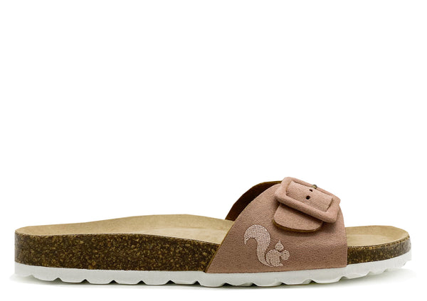 nat 2 thies thies 1856 ® Eco Bio Covered Strap Sandal vegan light pink