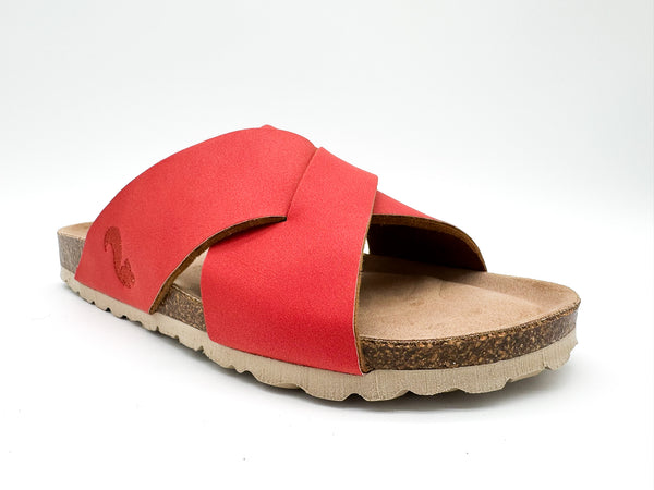 Nat 2 Thies Thies 1856 ® Eco Bio Cross Sandal Vegan Coral