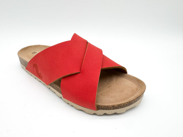 Nat 2 Thies Thies 1856 ® Eco Bio Cross Sandal Vegan Coral