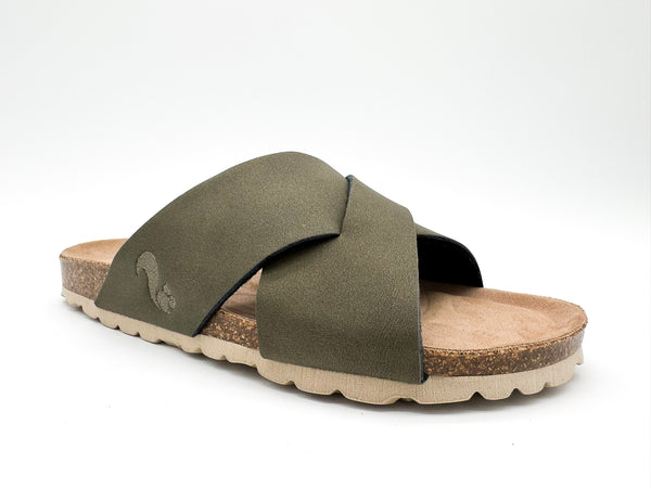 Nat 2 Thies Thies 1856 ® Eco Bio Cross Sandal Vegan Seaweed