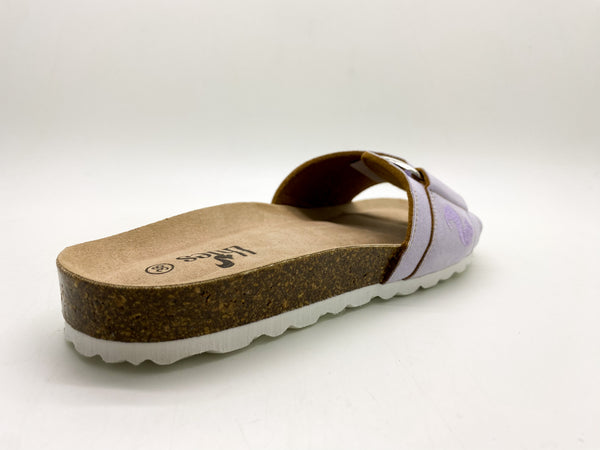 Nat 2 Thies Thies 1856 ® Eco Bio Hug Sandal Vegan Lavender