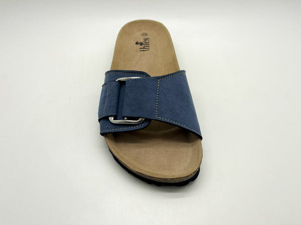 Nat 2 Thies Thies 1856 ® Eco Bio Hug Sandal Vegan Navy