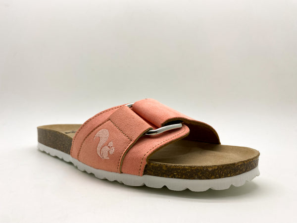 Nat 2 Thies Thies 1856 ® Eco Bio Hug Sandal Vegan Salmon