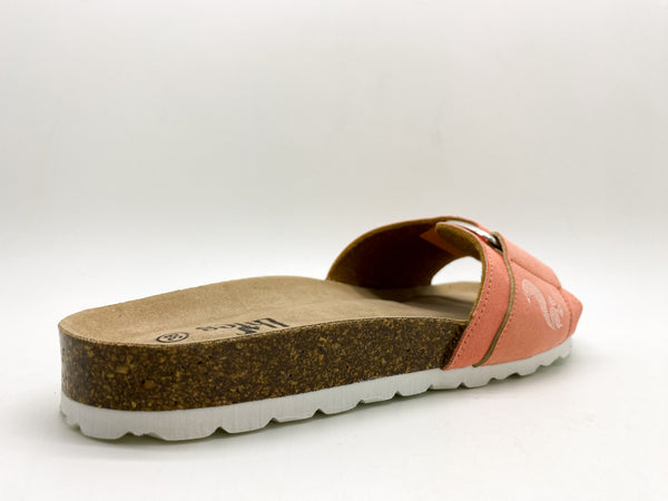 Nat 2 Thies Thies 1856 ® Eco Bio Hug Sandal Vegan Salmon