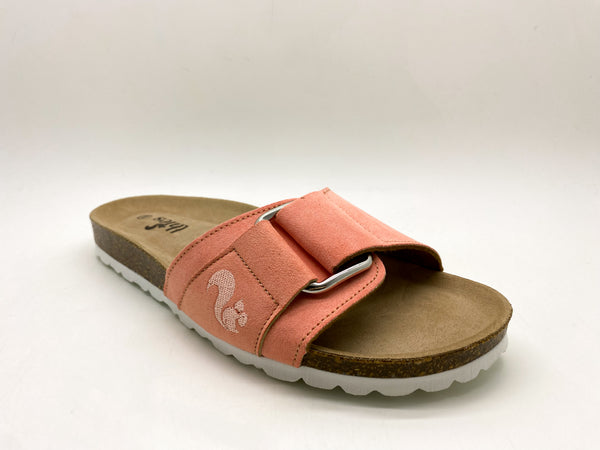 Nat 2 Thies Thies 1856 ® Eco Bio Hug Sandal Vegan Salmon