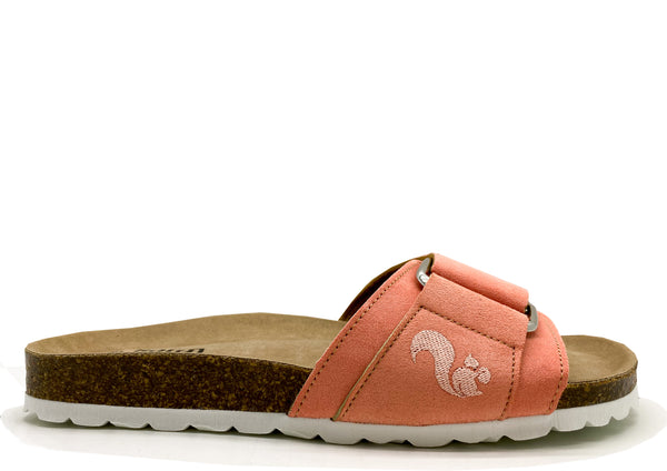 nat 2 thies thies 1856 ® Eco Bio Hug Sandal vegan salmon