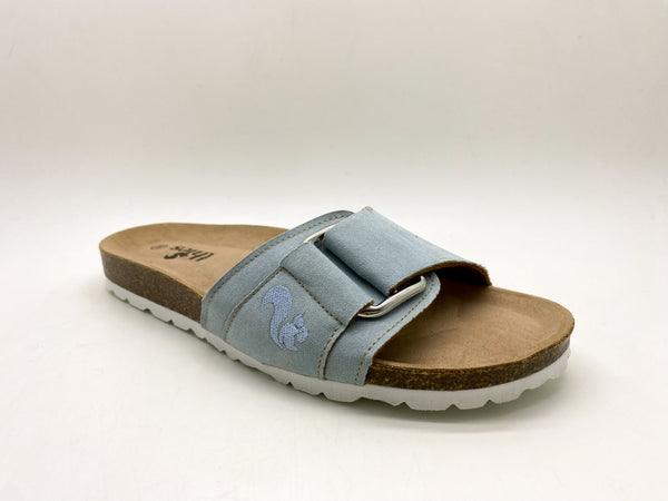 Nat 2 Thies Thies 1856 ® Eco Bio Hug Sandal Vegan Sky