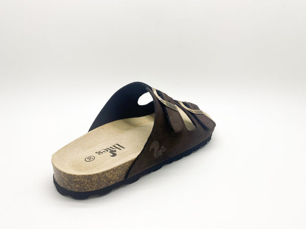 Nat 2 Thies Thies 1856 ® Eco Bio Rec Sandal Vegan Chocolate