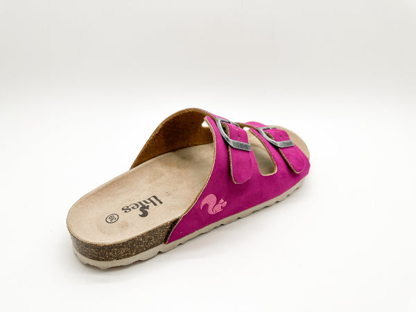 Nat 2 Thies Thies 1856 ® Eco Bio Rec Sandal Vegan Fuchsia