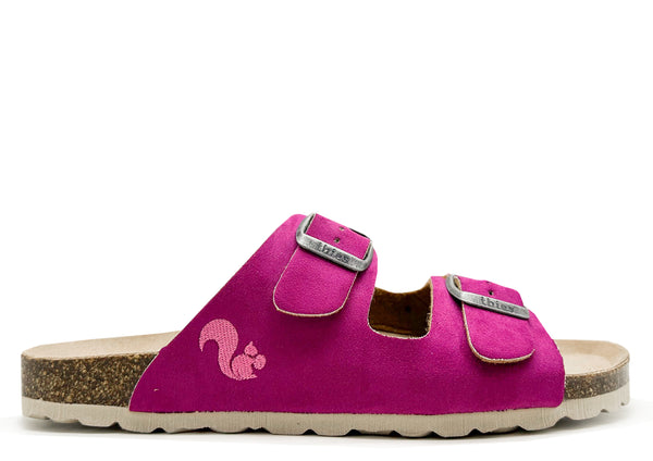 nat 2 thies thies 1856 ® Eco Bio Rec Sandal vegan fuchsia