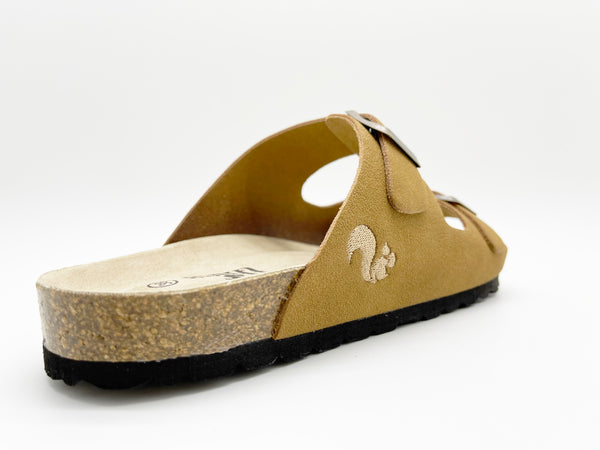 Nat 2 Thies Thies 1856 ® Eco Bio Sandal Vegan Cognac