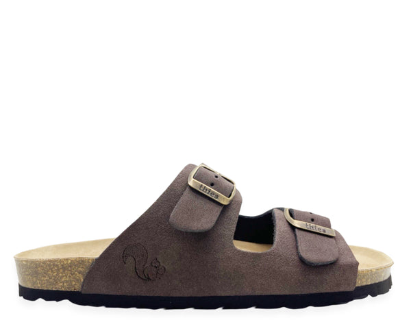 nat 2 thies thies 1856 ® Eco Bio Sandal vegan dark brown