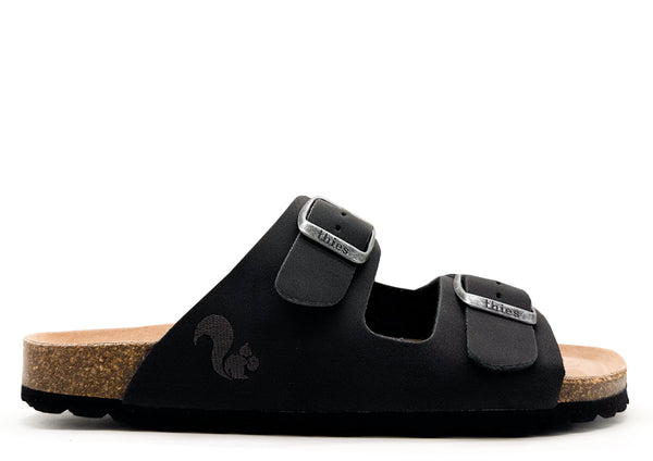 nat 2 thies thies 1856 ® Eco Bio Sandal vegan obsidian grey
