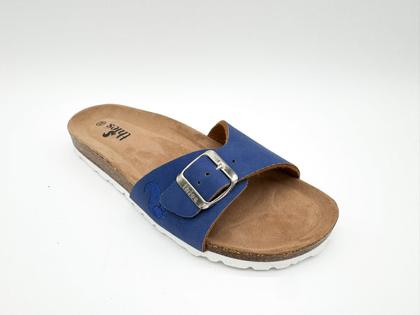 Nat 2 Thies Thies 1856 ® Eco Bio Strap Sandal Vegan Blue