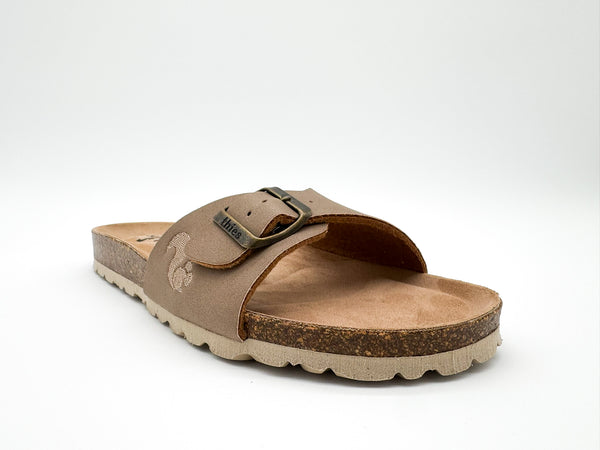 Nat 2 Thies Thies 1856 ® Eco Bio Strap Sandal Vegan Elephant Grey