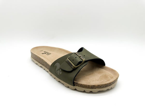 Nat 2 Thies Thies 1856 ® Eco Bio Strap Sandal Vegan Seaweed