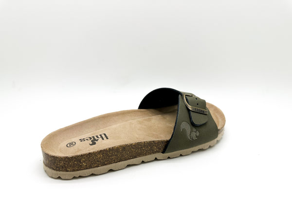 Nat 2 Thies Thies 1856 ® Eco Bio Strap Sandal Vegan Seaweed