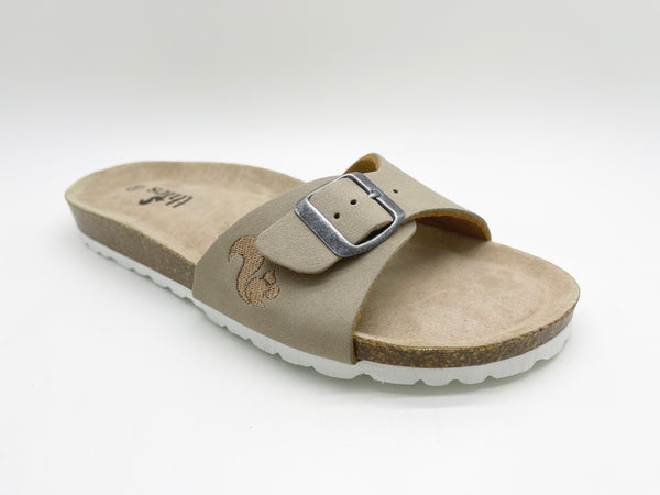 Nat 2 Thies Thies 1856 ® Eco Bio Strap Sandal Vegan Stone