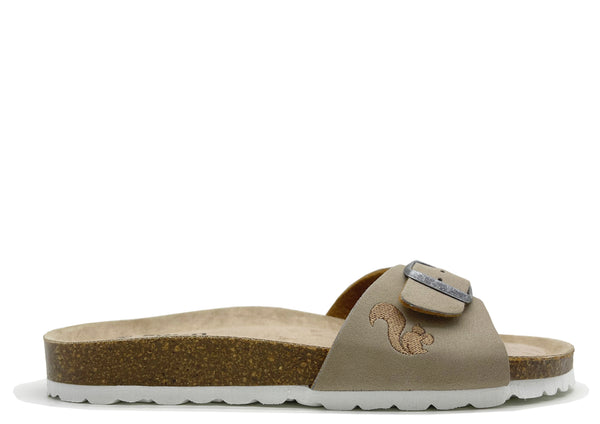 nat 2 thies thies 1856 ® Eco Bio Strap Sandal vegan stone