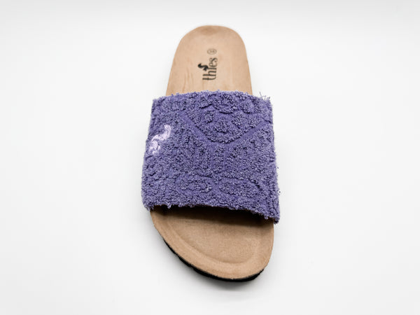 Nat 2 Thies Thies 1856 ® Eco Bio Terry Slide Vegan Lavender