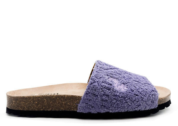 nat 2 thies thies 1856 ® Eco Bio Terry Slide vegan lavender