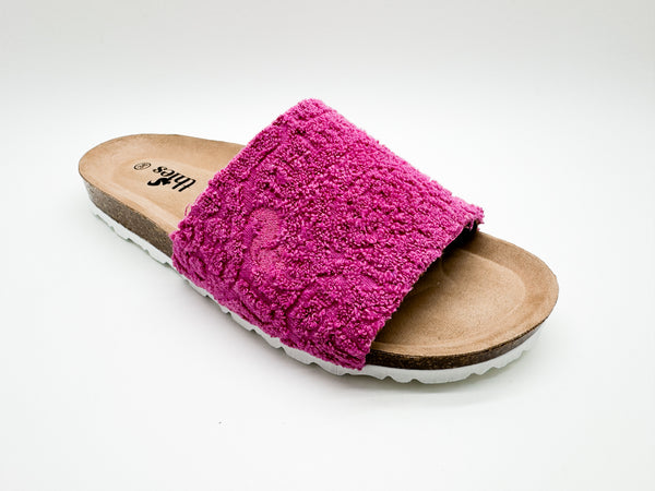 Nat 2 Thies Thies 1856 ® Eco Bio Terry Slide Vegan Orchid Pink