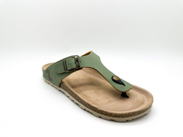 Nat 2 Thies Thies 1856 ® Eco Bio Thong Sandal Vegan Basil