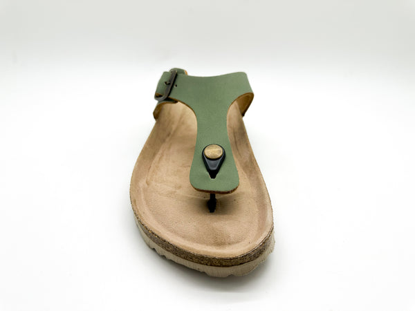 Nat 2 Thies Thies 1856 ® Eco Bio Thong Sandal Vegan Basil