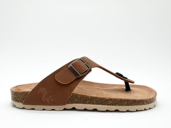 Nat 2 Thies Thies 1856 ® Eco Bio Thong Sandal Vegan Cinnamon
