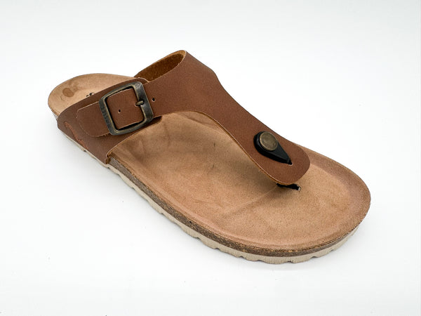 Nat 2 Thies Thies 1856 ® Eco Bio Thong Sandal Vegan Cinnamon
