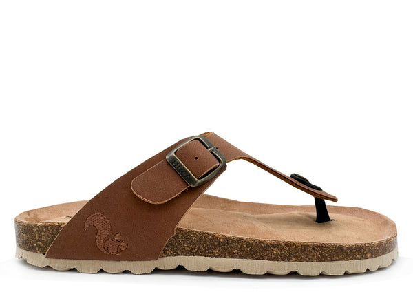 nat 2 thies thies 1856 ® Eco Bio Thong Sandal vegan cinnamon