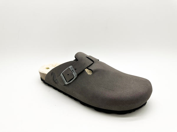 Nat 2 Thies Thies 1856 ® Eco Bio Warm Clog Vegan Charcoal
