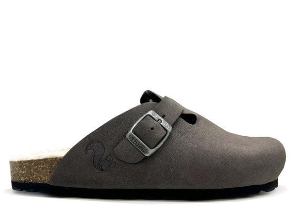 nat 2 thies thies 1856 ® Eco Bio Warm Clog vegan charcoal