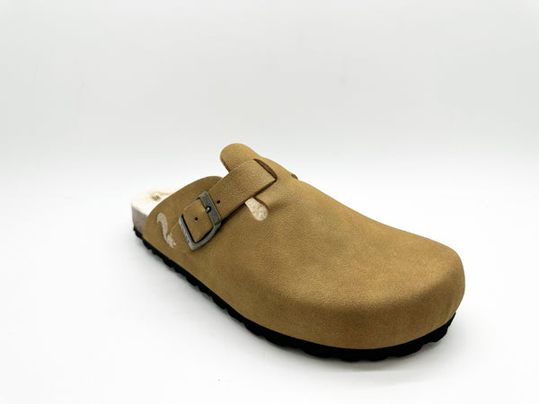 Nat 2 Thies Thies 1856 ® Eco Bio Warm Clog Vegan Cognac