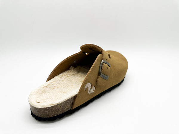 Nat 2 Thies Thies 1856 ® Eco Bio Warm Clog Vegan Cognac