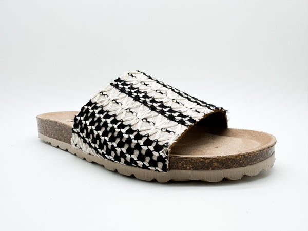 Nat 2 Thies Thies 1856 ® Eco Boho Pool Slide Vegan Taupe