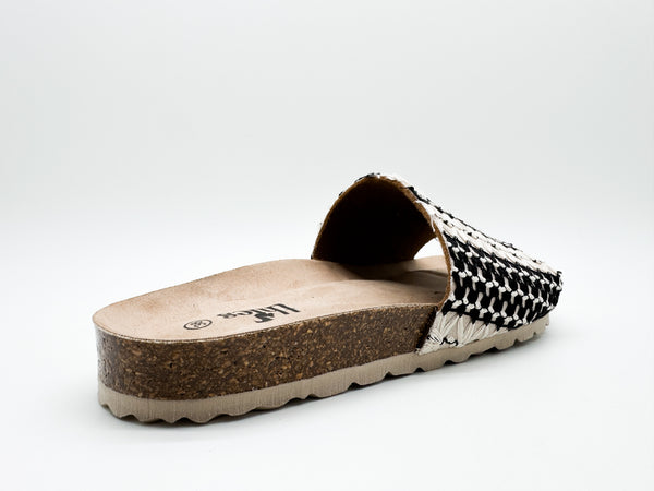 Nat 2 Thies Thies 1856 ® Eco Boho Pool Slide Vegan Taupe